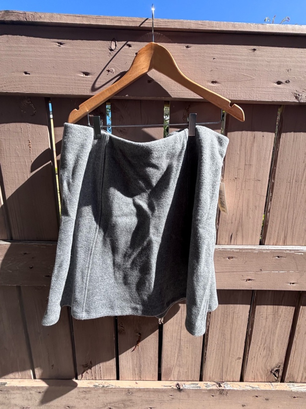 🎉NWT🎉 a new day Gray Wool-Texture Skirt